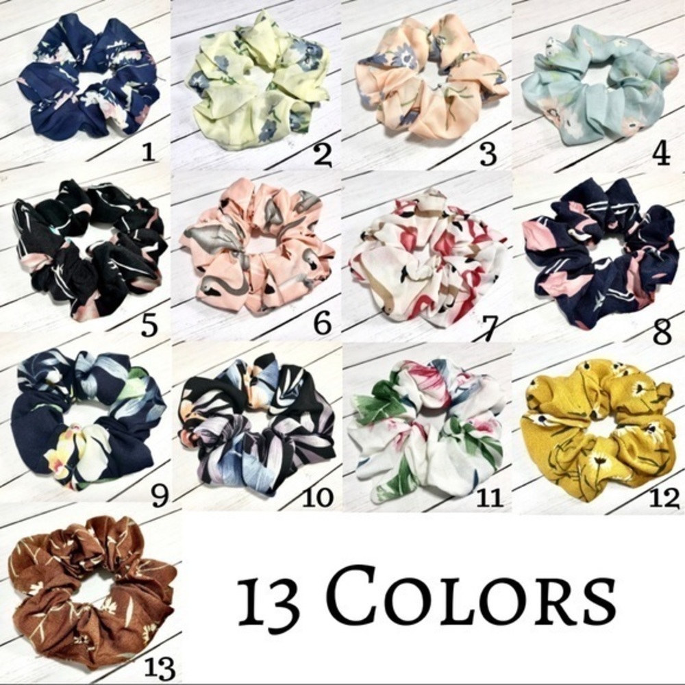 Scrunchie grab bag- random mix of 6